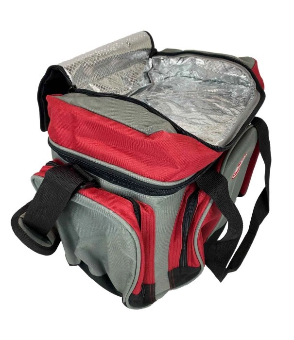 Berkley Betesväska Inkl 4 Askar, Grå/vinröd – Image 3