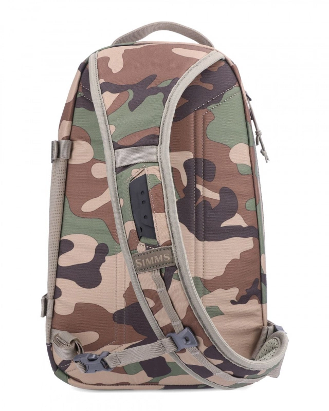 Simms Tributary Sling Pack Woodland Camo – Image 2