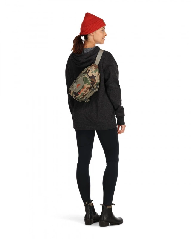Simms Tributary Hip Pack Woodland Camo – Image 6