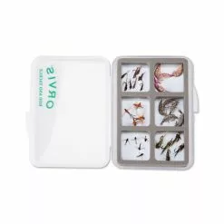 Orvis Super Slim Shirt Pocket Fly Box, 6 Mag Comp