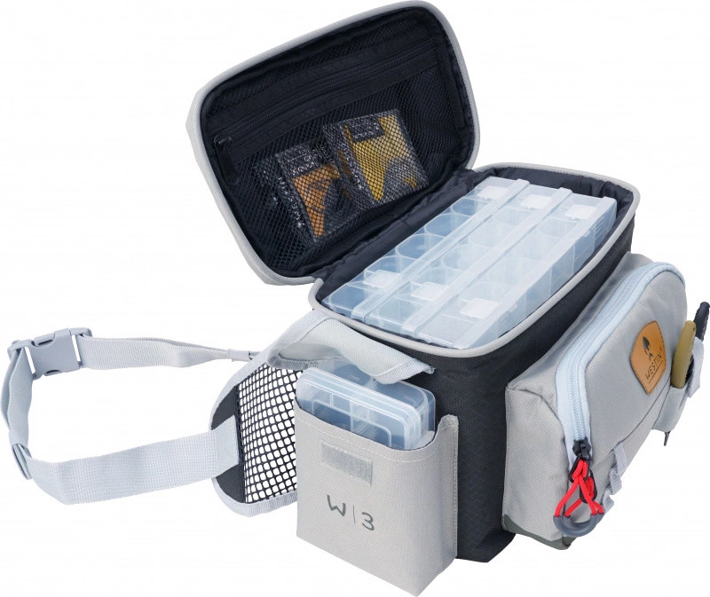 Westin Fishing Westin W3 Waist Pack (4 Boxes) Grey/Black Large – Image 2