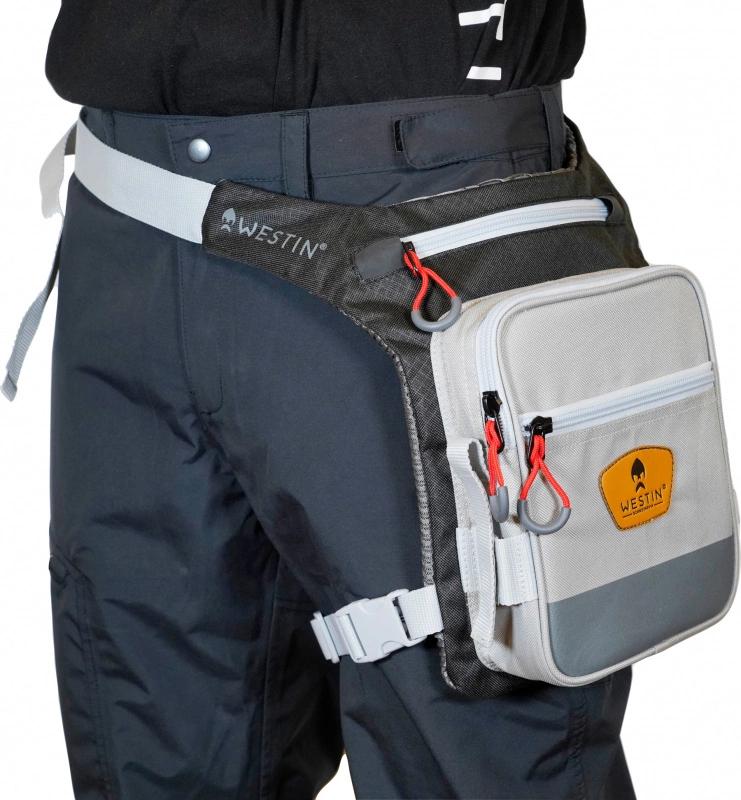 Westin Fishing Westin W3 Leg Bag Medium Grey/Black – Image 2