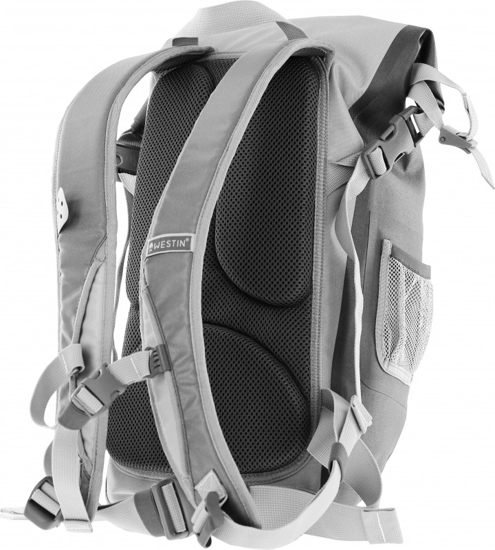 Westin Fishing Westin W6 Roll-Top Backpack Silver/Grey 40L – Image 2